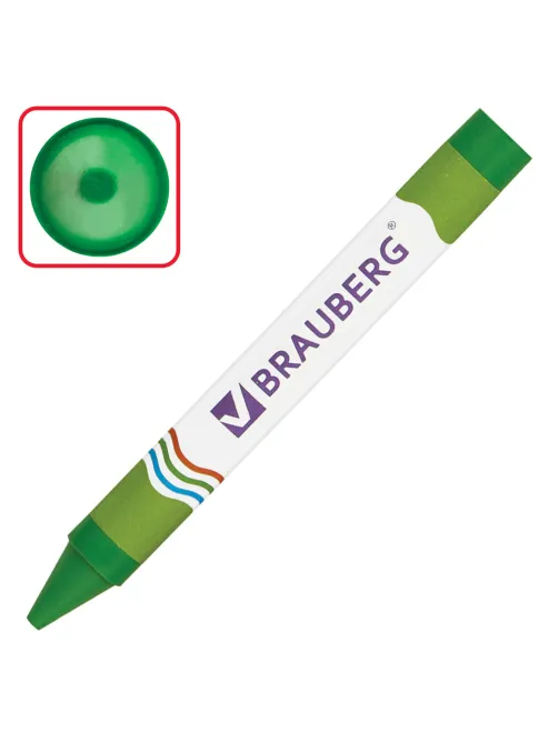 Восковые мелки утолщенные BRAUBERG, НАБОР 12 цветов, 222966