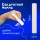 Мел белый квадратный 100 штук, АЛГЕМ, картонная упаковка, 00041, МШБ 100