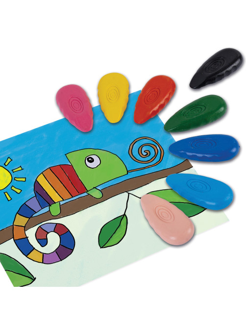 Восковые мелки фигурные BRAUBERG KIDS 
