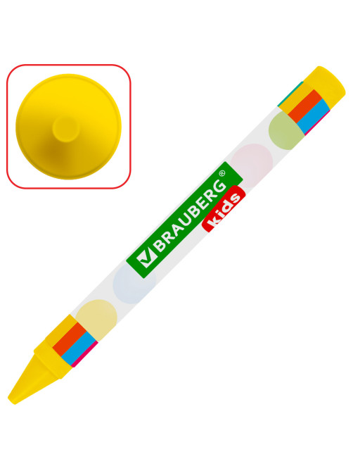 Восковые мелки BRAUBERG KIDS, НАБОР 24 цвета, 271697