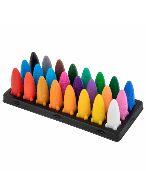 Восковые мелки фигурные BRAUBERG KIDS 