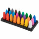 Восковые мелки фигурные BRAUBERG KIDS 