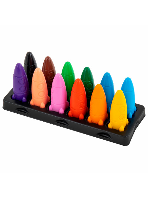Восковые мелки фигурные BRAUBERG KIDS 