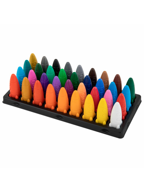 Восковые мелки фигурные BRAUBERG KIDS 