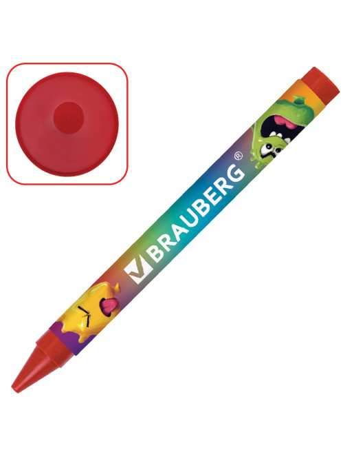 Восковые мелки BRAUBERG 