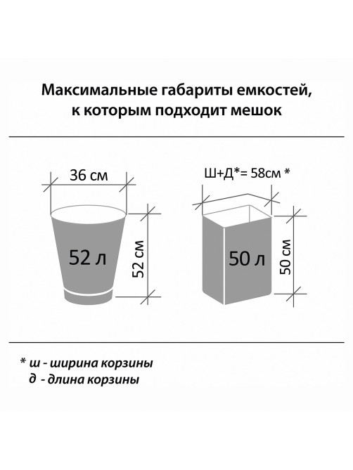 Мешки для мусора с ручками LAIMA ULTRA 60 л, синие, рулон 20 шт., прочные, ПНД 17 мкм, 60х80 см, 607691
