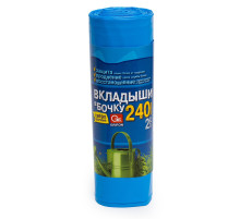 Вкладыши в бочку 240 л, синие, в рулоне 2 шт., ПВД, 140х90 см, 75 мкм, GRIFON, 101-546