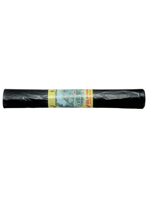 Мешки для мусора, 120 л, черные, в рулоне 10 шт., ПВД, 30 мкм, 70х110 см, КОНЦЕПЦИЯ БЫТА 