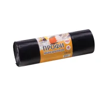 Мешки для мусора 360 л, черные, в рулоне 10 шт., ПВД, 65 мкм, 110х140 см, особо прочные, КОНЦЕПЦИЯ БЫТА 