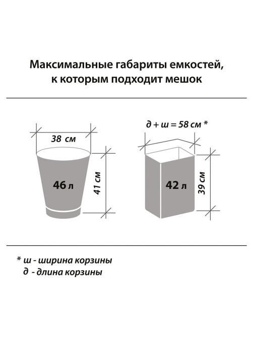 Мешки для мусора 60 л черные в рулоне 20 шт. прочные, ПНД 15 мкм, 60х70 см, ОФИСНАЯ ПЛАНЕТА, 601384