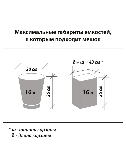 Мешки для мусора 20 л, черные, в рулоне 30 шт., ПНД 8 мкм, 45х50 см, LAIMA стандарт, 601376