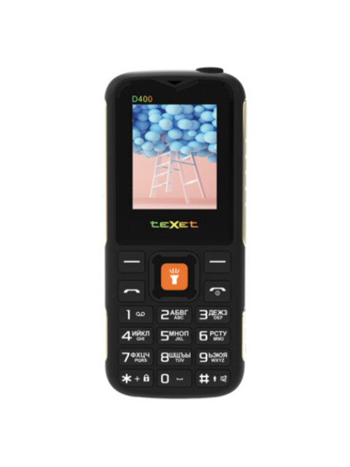 Телефон мобильный TEXET TM-D400, 2 SIM, 1,77