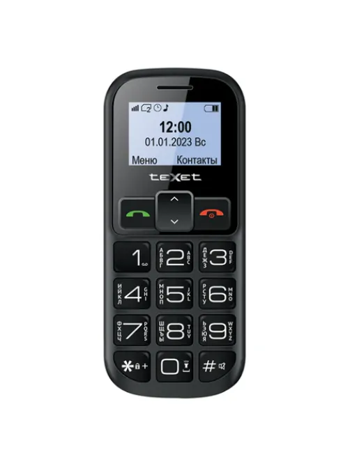 Телефон мобильный TEXET TM-B322, 2 SIM, 1,44