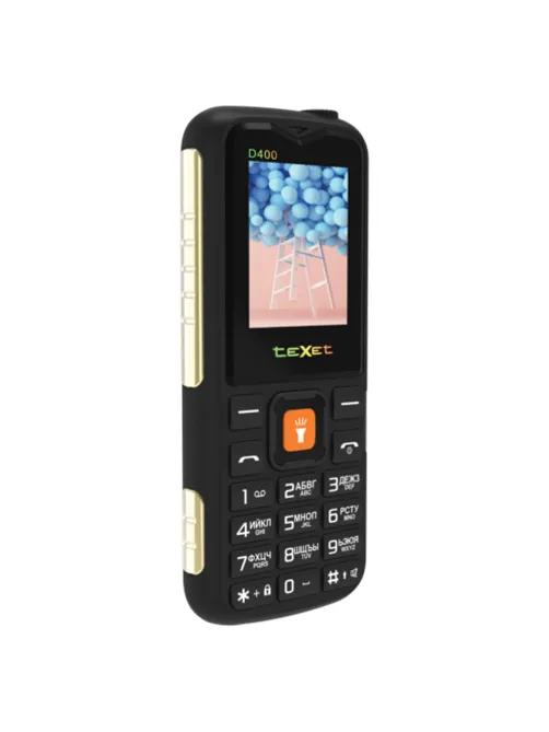 Телефон мобильный TEXET TM-D400, 2 SIM, 1,77