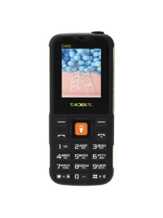 Телефон мобильный TEXET TM-D400, 2 SIM, 1,77
