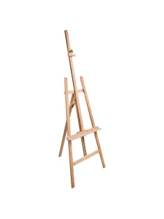 Мольберт напольный BRAUBERG ART CLASSIC, бук, угол 60°, 63х174(231)х68см, высота холста 126см,190652