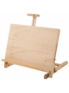 Мольберт настольный BRAUBERG ART CLASSIC, регулируемый верхний держатель, 50х37х39 см, бук, 191756