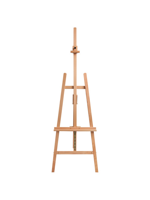 Мольберт напольный BRAUBERG ART CLASSIC, бук, угол 60°, 63х174(231)х68см, высота холста 126см,190652