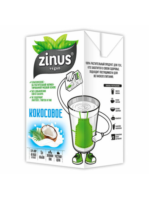 Кокосовое молоко ZINUS, 1 л