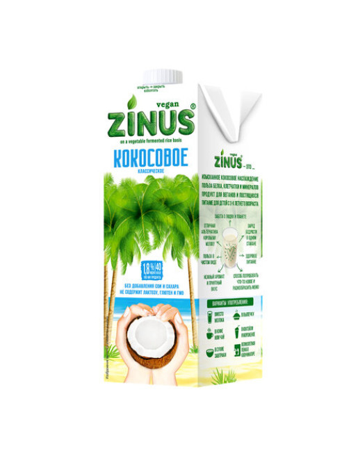 Кокосовое молоко ZINUS, 1 л