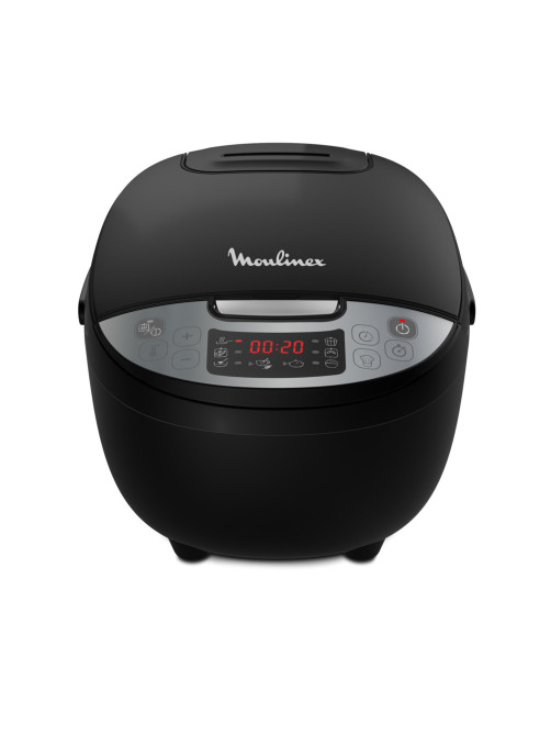 Мультиварка MOULINEX MK611832, 750 Вт, 4 л, 10 программ, таймер, функция Keep Warm, черный, 7211004519