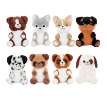 Игрушка мягкая Собачка, 18 см, ассорти 8 дизайнов, WOOZOO (ВУЗУ), 666807