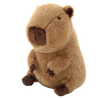 Игрушка мягкая Капибара, 20 см, цвет коричневый, WOOZOO (ВУЗУ), 666802