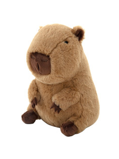 Игрушка мягкая Капибара, 20 см, цвет коричневый, WOOZOO (ВУЗУ), 666802