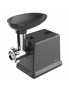 Мясорубка CENTEK CT-1624, 2000 Вт, производительность 2 кг/мин, 4 насадки, реверс, черный