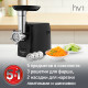 Мясорубка MOULINEX ME112832, 1600 Вт, производительность 1,9 кг/мин, 5 насадок, реверс, пластик, черная, 8010000864