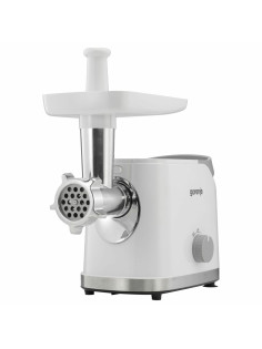 Мясорубка GORENJE MG1802SJW, 1800 Вт, производительность 2,1 кг/мин, 7 насадок, реверс, белый