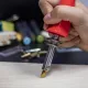 Набор для выжигания и пайки BRAUBERG, 6 насадок + нож для резки пластика, красный, 150621