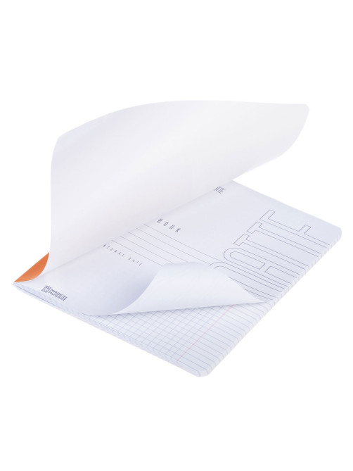 Тетрадь А5 48 л., HATBER, скоба, клетка, Soft-touch ламинация, SoloMatte 