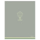 Тетрадь А5 48 л., HATBER скоба, клетка, Soft-touch ламинация, 