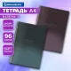 Тетрадь А4, 96 л., BRAUBERG, гребень, клетка, Soft Touch, 