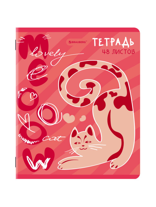 Тетради ДЭК А5 48 л. КОМПЛЕКТ 5 шт. BRAUBERG, скоба, клетка, TWIN-лак, 