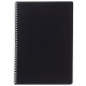 Тетрадь А4 96 л., HATBER, гребень, клетка, Soft-touch ламинация, SoloMatte 