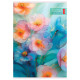 Тетрадь А4 80 л., HATBER скоба, клетка, Soft-touch ламинация, 