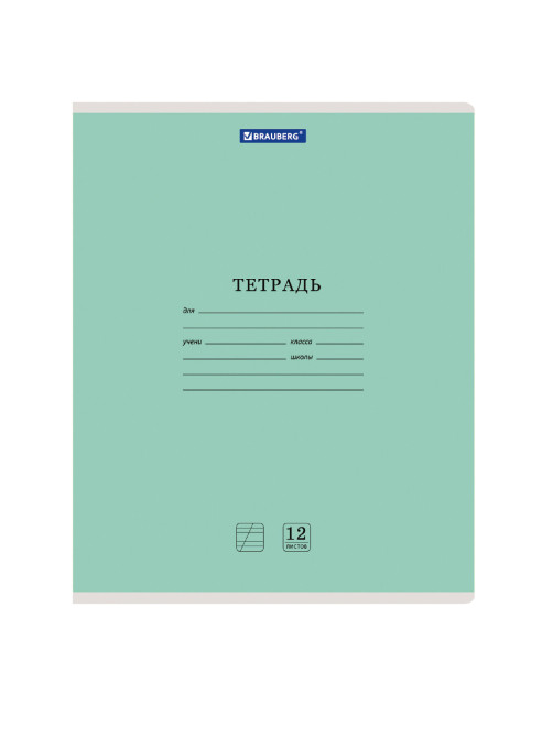 Тетради ДЭК 12 л. КОМПЛЕКТ 20 шт. BRAUBERG 