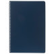 Тетрадь А4 96 л., HATBER, гребень, клетка, Soft-touch ламинация, SoloMatte 