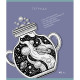 Тетрадь А5 48 л., ПЗБМ скоба, клетка, Soft-Touch, брайль, 