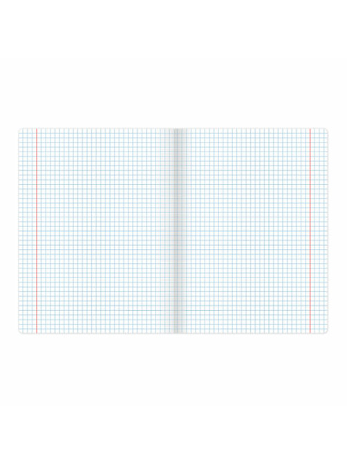Тетрадь 12 л. BRAUBERG КЛАССИКА NEW клетка, обложка картон, СИНЯЯ, 105686