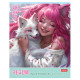Тетрадь А5 48 л., HATBER скоба, клетка, Soft-touch ламинация, 
