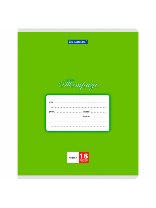 Тетради ДЭК 18 л., КОМПЛЕКТ 10 шт., BRAUBERG 