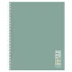 Тетрадь А5, 80 л., HATBER, гребень, линия, Soft-touch ламинация, 