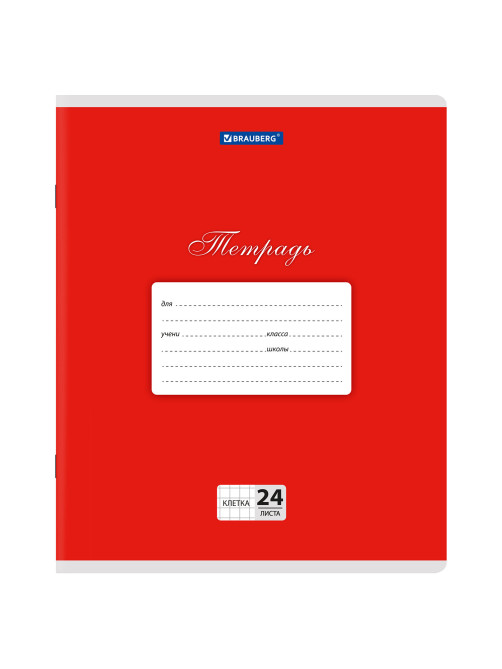 Тетради ДЭК 24 л., КОМПЛЕКТ 20 шт., BRAUBERG КЛАССИКА, клетка, обложка картон, АССОРТИ (5 видов), 106976