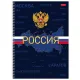 Тетрадь А4, 160 л., HATBER, спираль, клетка, обложка твердая, глянцевая ламинация, 