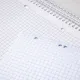 Тетрадь А4, 160 л., HATBER, спираль, клетка, обложка твердая, глянцевая, 4 разделителя, 