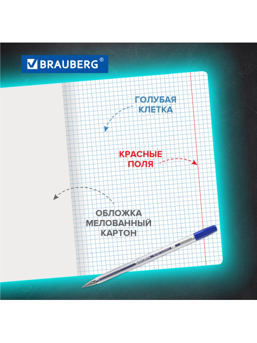 Тетради 24 л. КОМПЛЕКТ 10 шт. BRAUBERG 