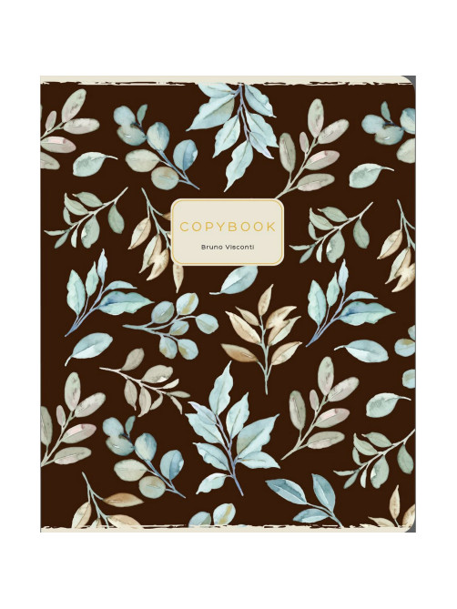 Тетрадь А5, 48 л. BRUNO VISCONTI, скоба, клетка, Soft-Touch, фольга, 